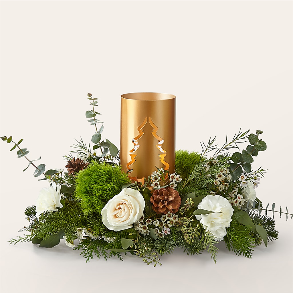 Chestnuts Roasting Centerpiece – Talia Flowers, Ottawa ON