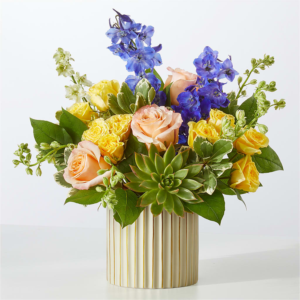 Cobalt Reverie Bouquet – Talia Flowers, Ottawa ON
