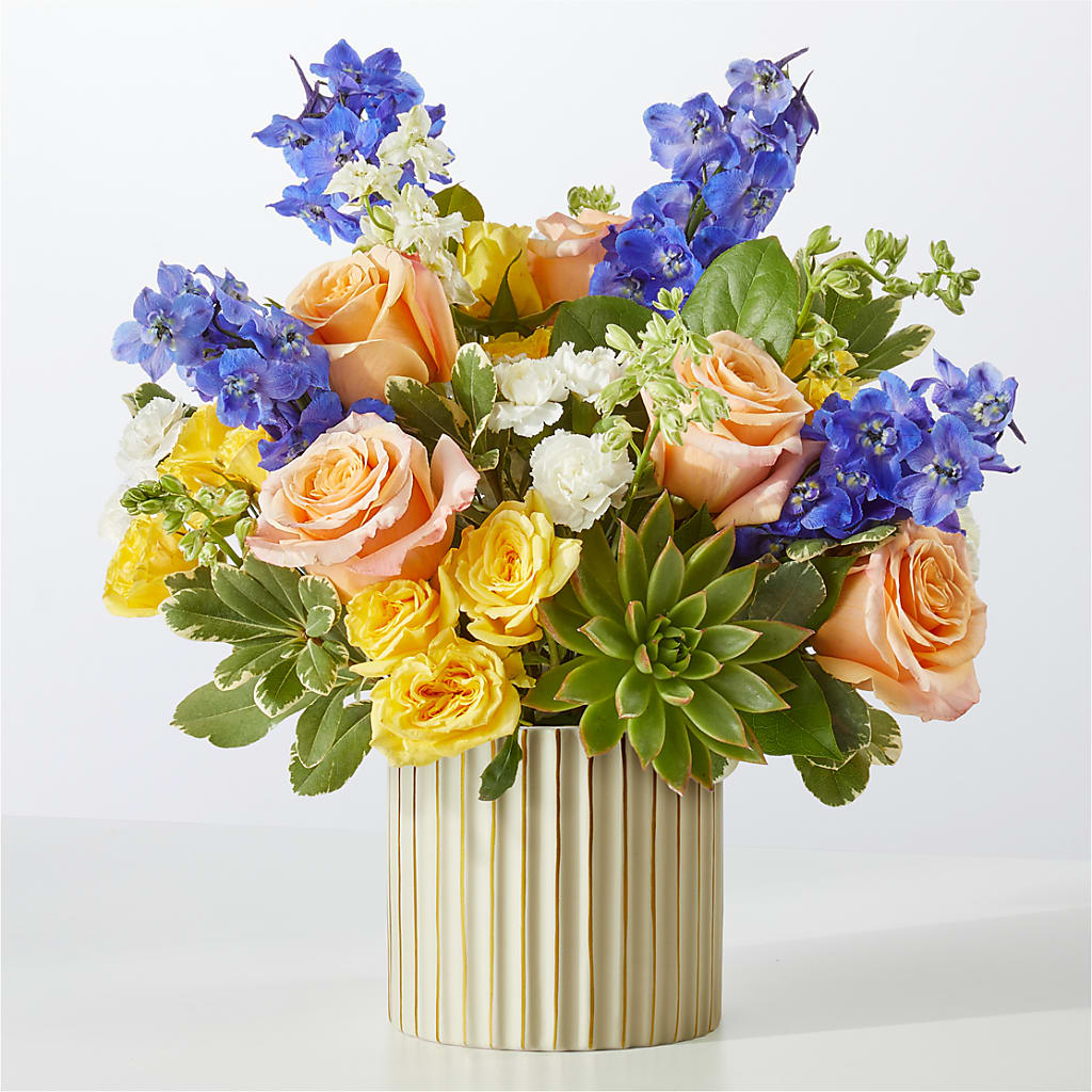 Cobalt Reverie Bouquet – Talia Flowers, Ottawa ON