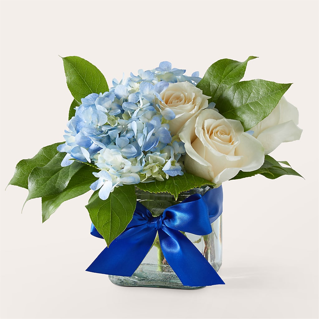 Sky Blue Delight Bouquet – Talia Flowers, Ottawa ON