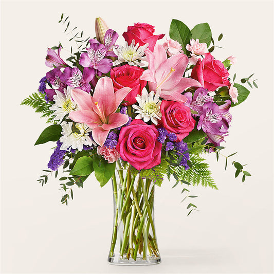 Bouquet de dentelle et de perles