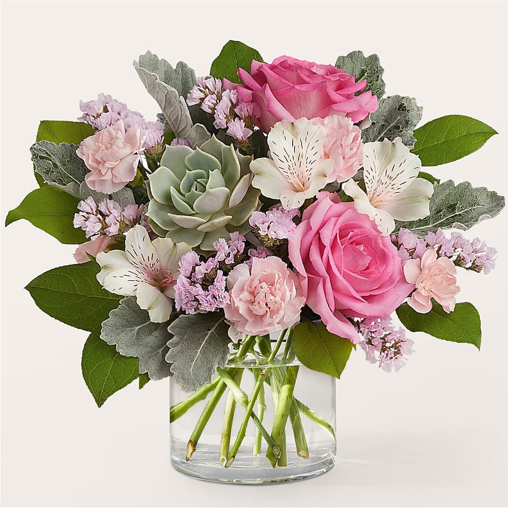 Dusty Rose Bouquet – Talia Flowers, Ottawa ON
