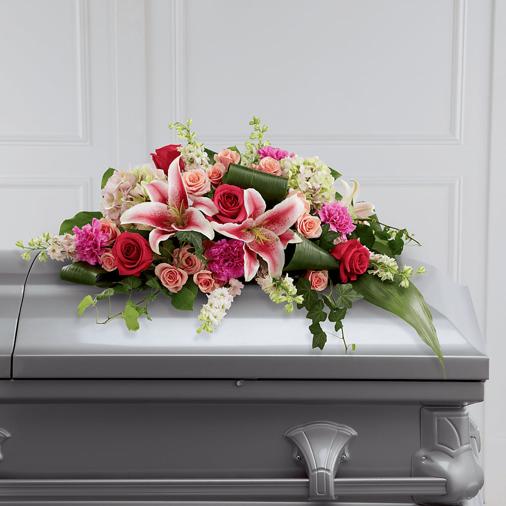 Splendid Grace Casket Spray – Talia Flowers, Ottawa ON