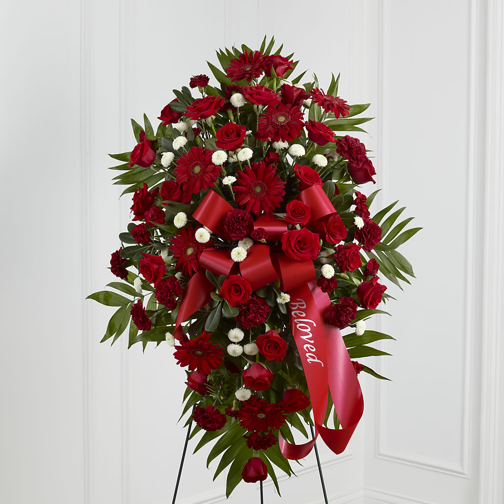 Treasured Memories Standing Spray – Talia Flowers, Ottawa ON