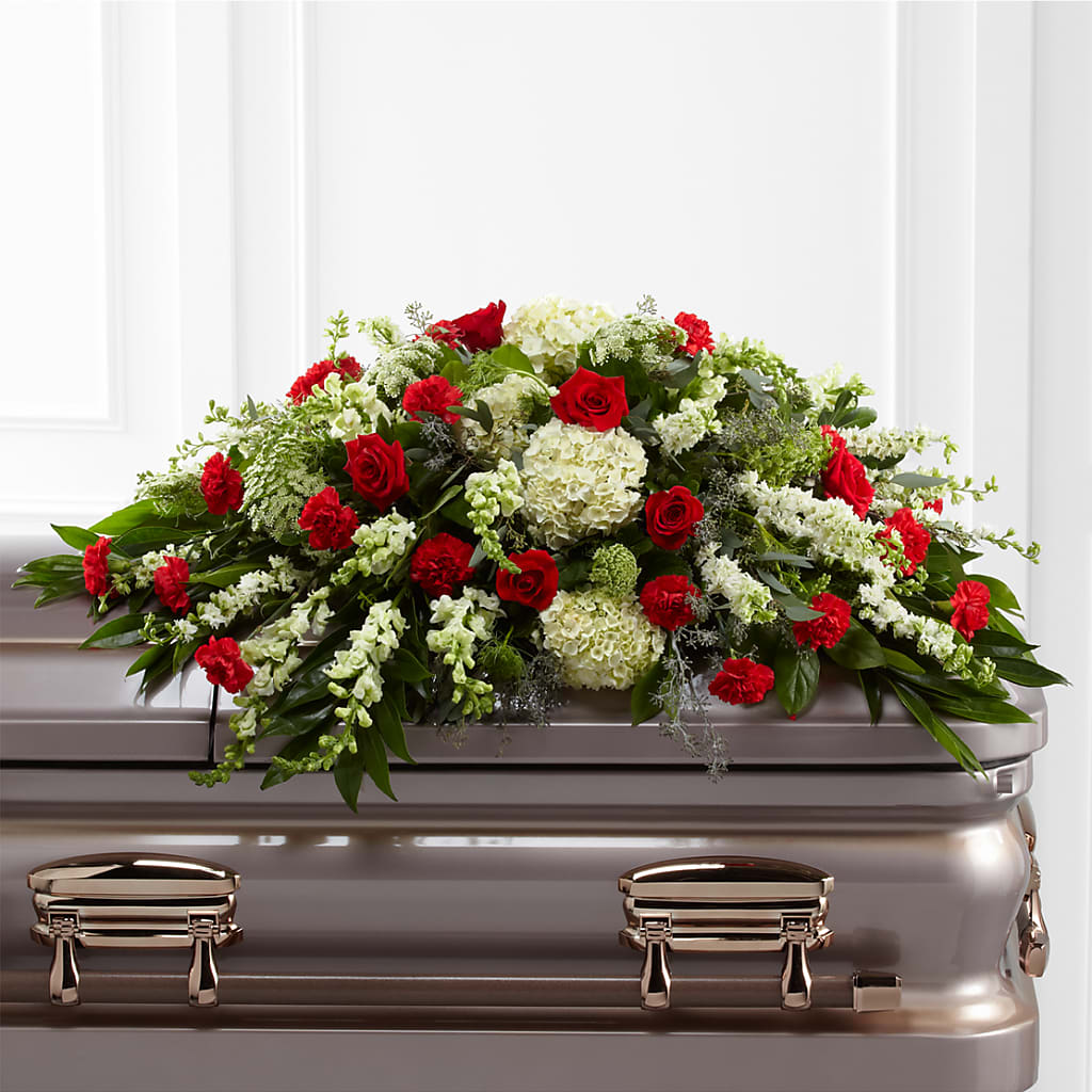 Sincerity Casket Spray – Talia Flowers, Ottawa ON