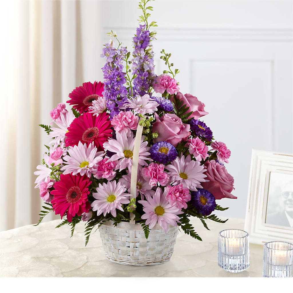 Pastel Peace Basket – Talia Flowers, Ottawa ON