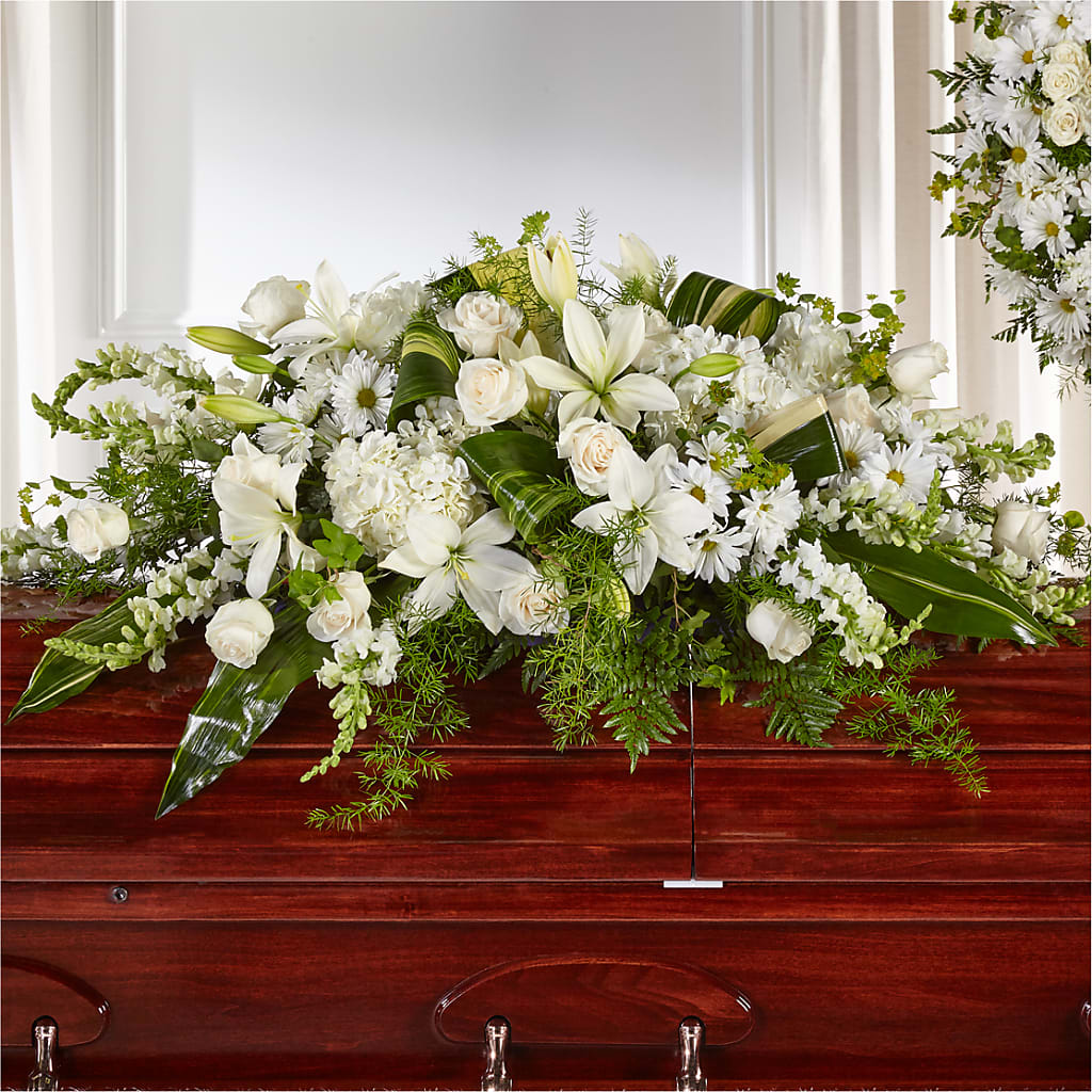 Abundance Casket Spray – Talia Flowers, Ottawa ON