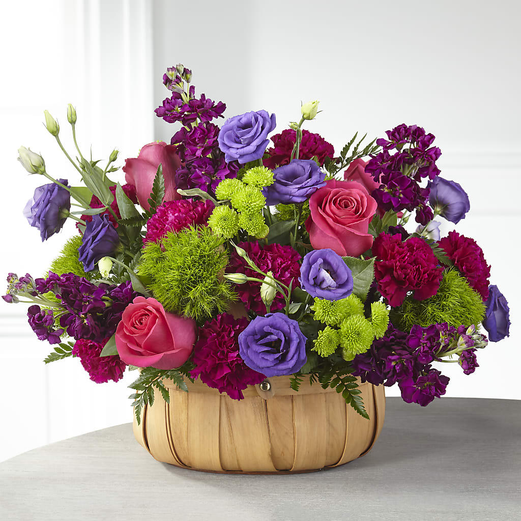 Serene Sanctuary Basket – Talia Flowers, Ottawa ON
