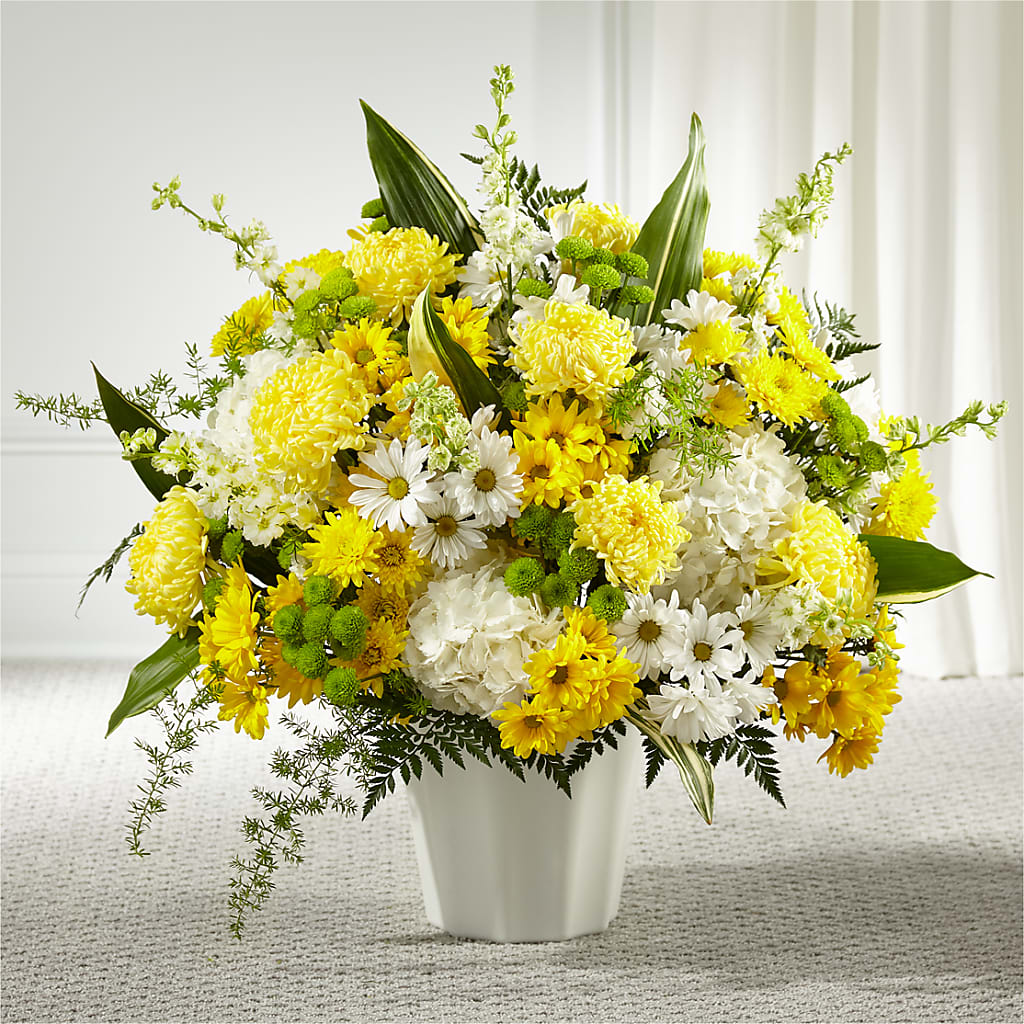 Unity & Grace Floor Basket – Talia Flowers, Ottawa ON