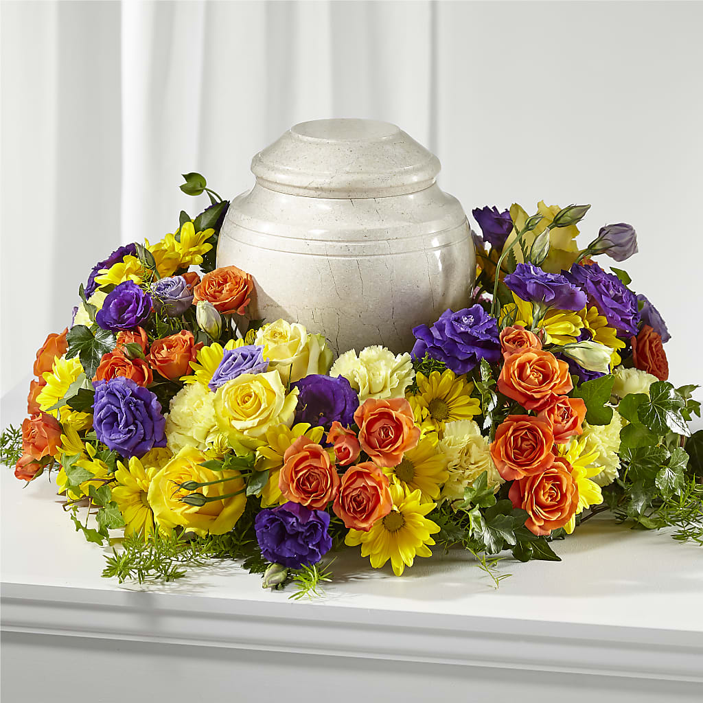 Blossoms of Remembrance Cremation Adornment – Talia Flowers, Ottawa ON