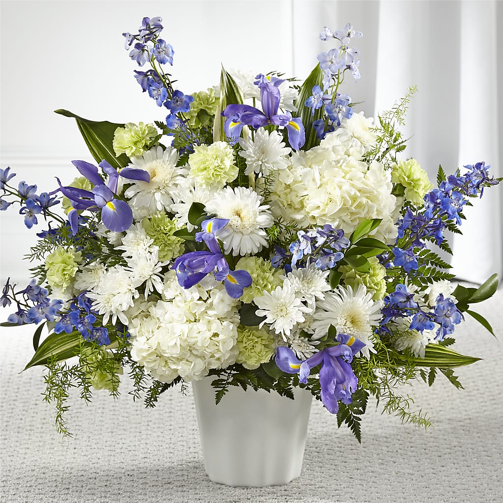 Soft Serenity Floor Basket – Talia Flowers, Ottawa ON