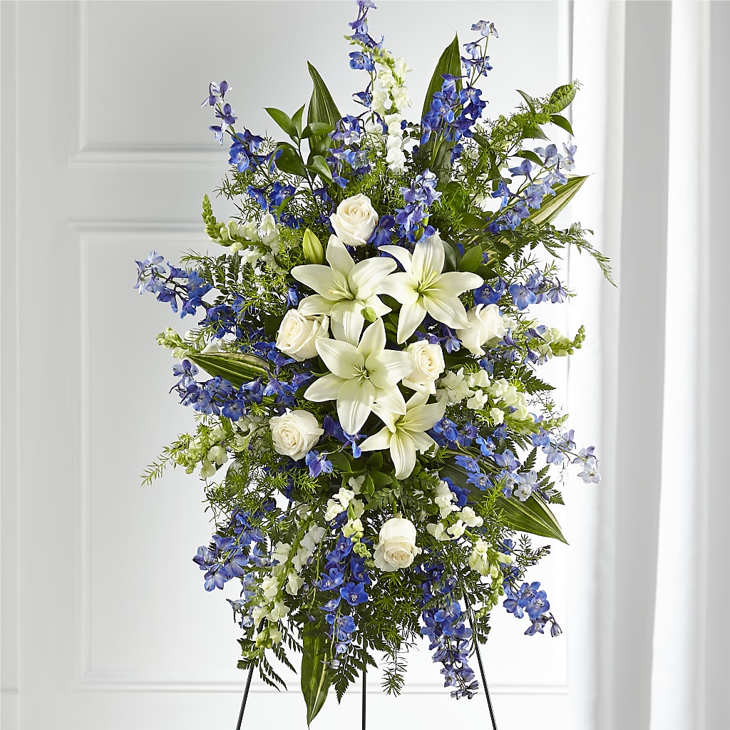 Faithful Friend Standing Spray – Talia Flowers, Ottawa ON