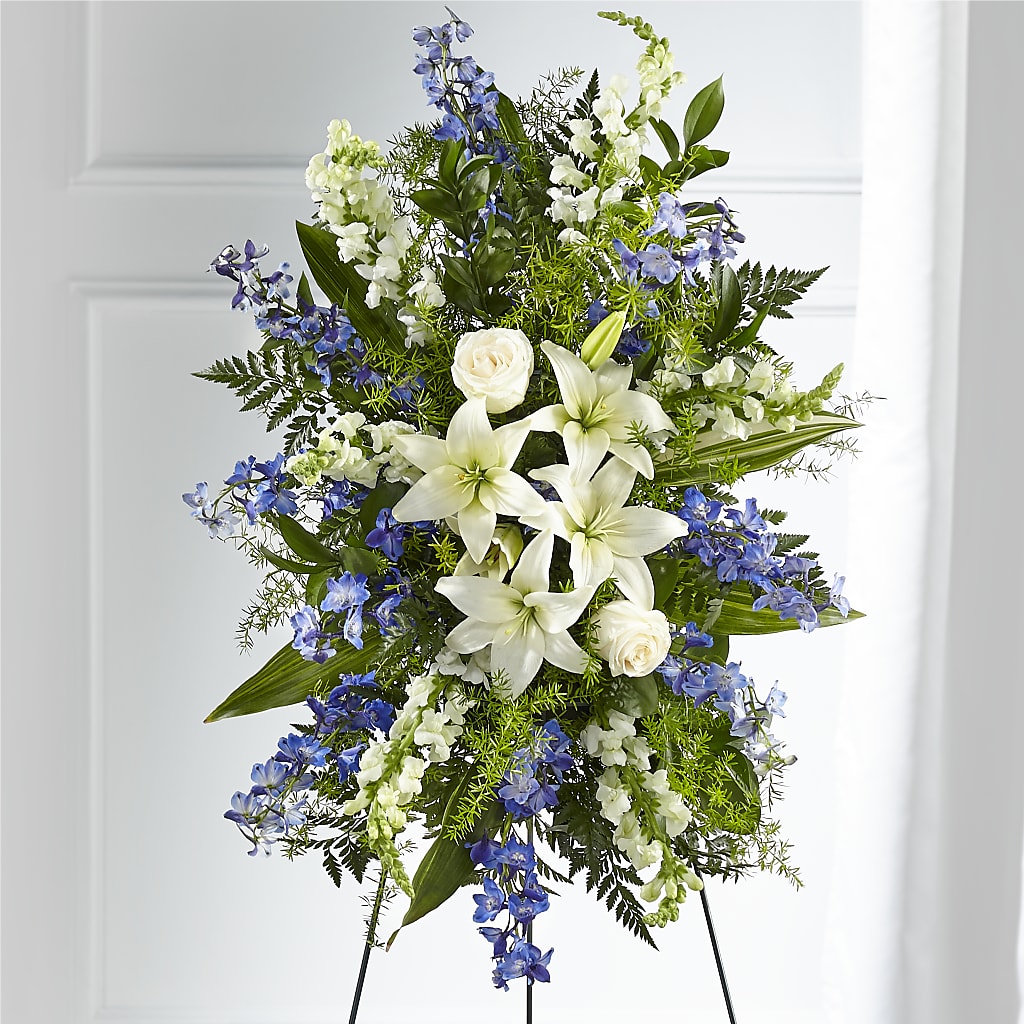 Faithful Friend Standing Spray – Talia Flowers, Ottawa ON
