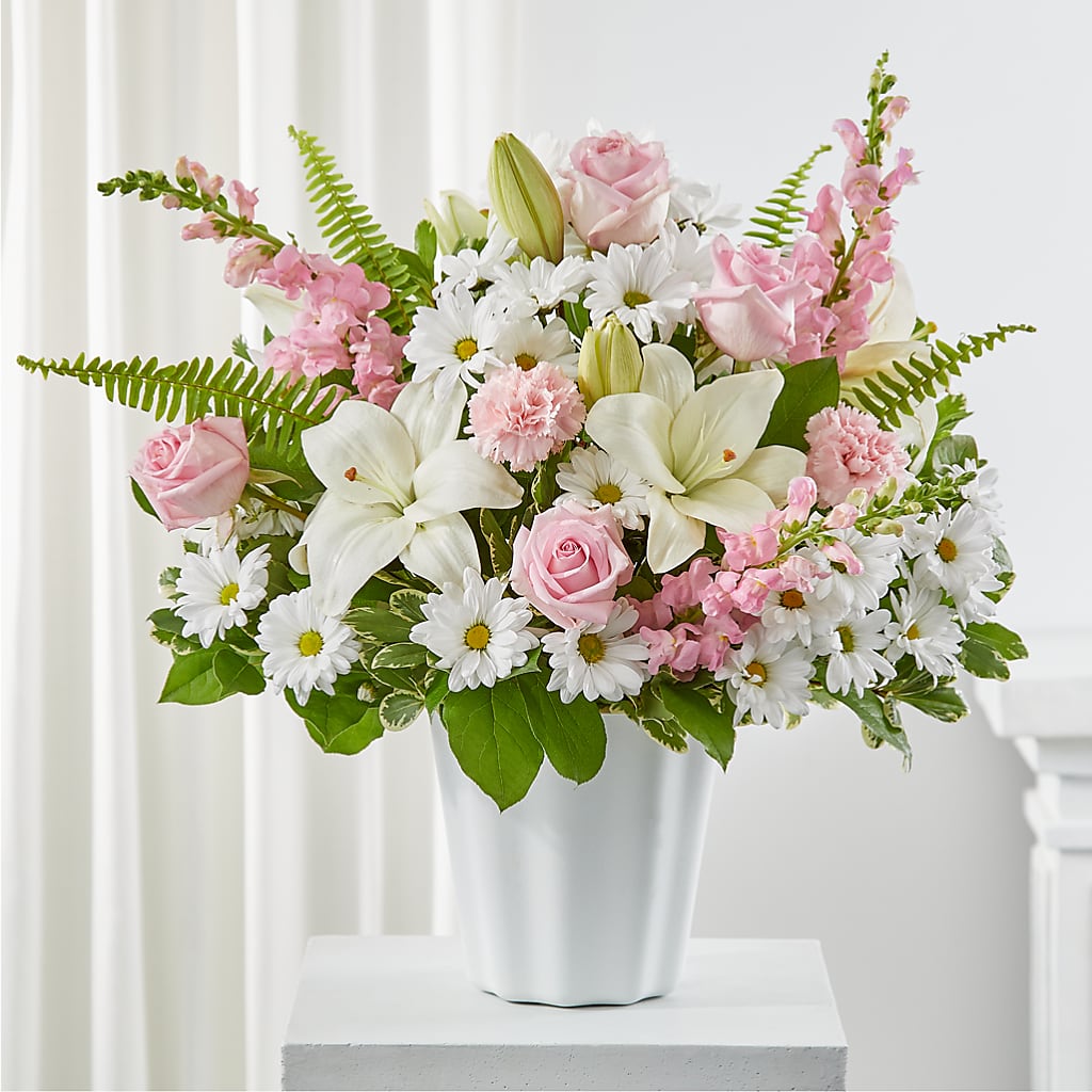 Soft Touch Tabletop Basket – Talia Flowers, Ottawa ON