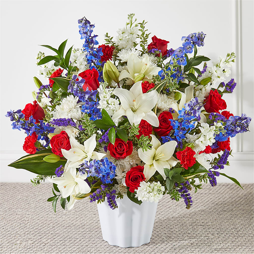 Consoled Floor Basket – Talia Flowers, Ottawa ON