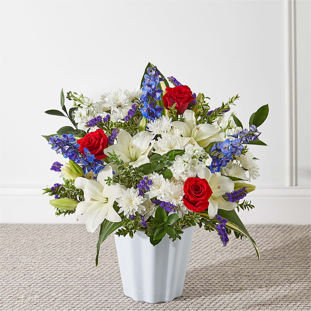 Consoled Floor Basket – Talia Flowers, Ottawa ON