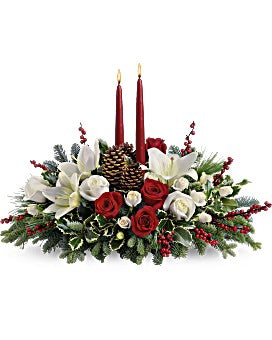 Christmas Wishes Centerpiece – Talia Flowers, Ottawa ON