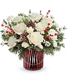 Teleflora's Gleaming Holiday Bouquet – Talia Flowers, Ottawa ON