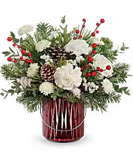 Teleflora's Gleaming Holiday Bouquet – Talia Flowers, Ottawa ON