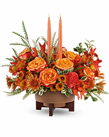 Teleflora's Fall Harvest Centerpiece