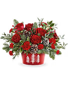 Teleflora's Winter Whimsy Centerpiece – Talia Flowers, Ottawa ON