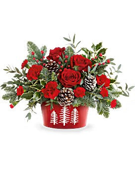 Teleflora's Winter Whimsy Centerpiece – Talia Flowers, Ottawa ON