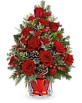Teleflora's Yuletide Sparkle Tree – Talia Flowers, Ottawa ON