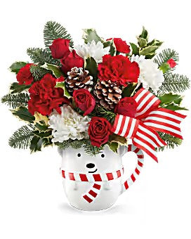 Teleflora's Send a Hug® Cozy Cub Wish Bouquet – Talia Flowers, Ottawa ON