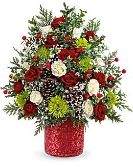 Teleflora's Holiday Cheer Tree – Talia Flowers, Ottawa ON