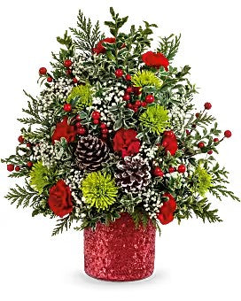 Teleflora's Holiday Cheer Tree – Talia Flowers, Ottawa ON