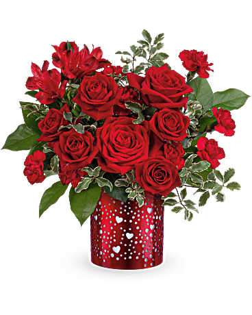 Teleflora's I Heart You Bouquet – Talia Flowers, Ottawa ON