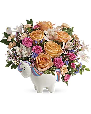 Teleflora's Magical Garden Unicorn Bouquet – Talia Flowers, Ottawa ON