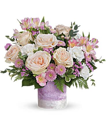 Teleflora's In A Blush Bouquet – Talia Flowers, Ottawa ON