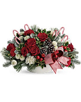 Jolly Candy Cane Bouquet – Talia Flowers, Ottawa ON