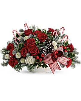 Jolly Candy Cane Bouquet – Talia Flowers, Ottawa ON