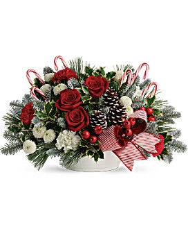 Jolly Candy Cane Bouquet – Talia Flowers, Ottawa ON