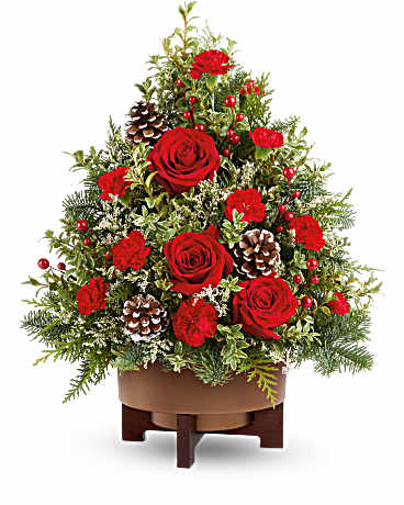 Teleflora's Season's Greetings Tree – Talia Flowers, Ottawa ON