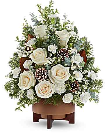 Teleflora's Alpine Snow Tree – Talia Flowers, Ottawa ON