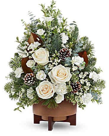 Teleflora's Alpine Snow Tree – Talia Flowers, Ottawa ON