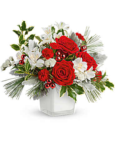Teleflora's Festive Elegance Bouquet – Talia Flowers, Ottawa ON