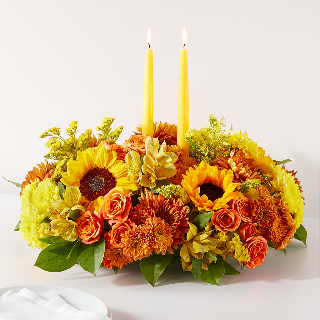 Autumn Harmony Centerpiece – Talia Flowers, Ottawa ON
