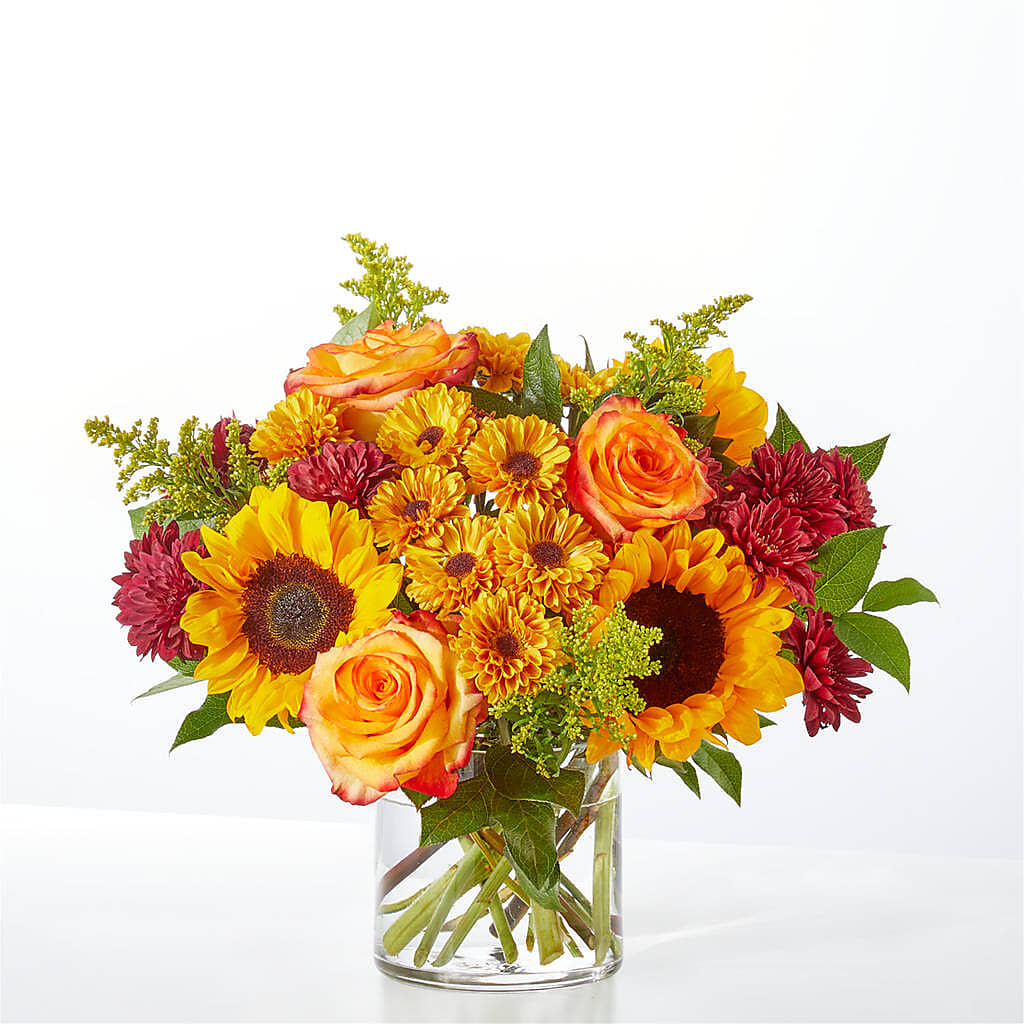 Flannel Scarf Bouquet – Talia Flowers, Ottawa ON