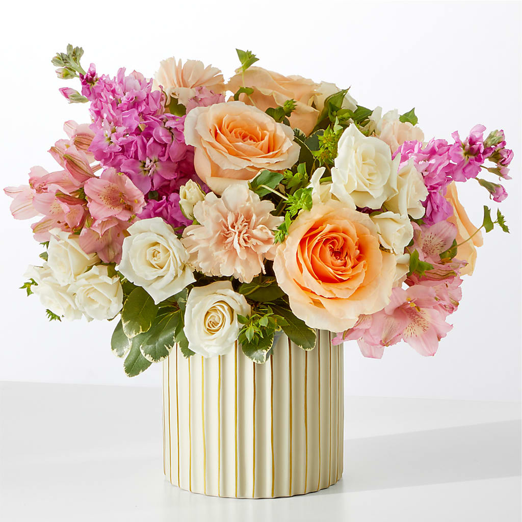 Paradise Bouquet with Ivory Vase – Talia Flowers, Ottawa ON