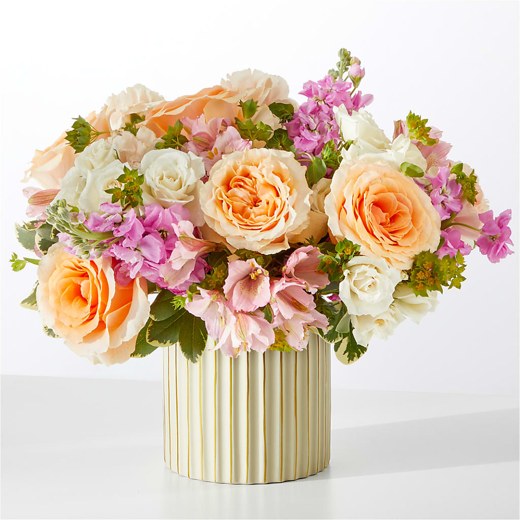 Paradise Bouquet with Ivory Vase – Talia Flowers, Ottawa ON