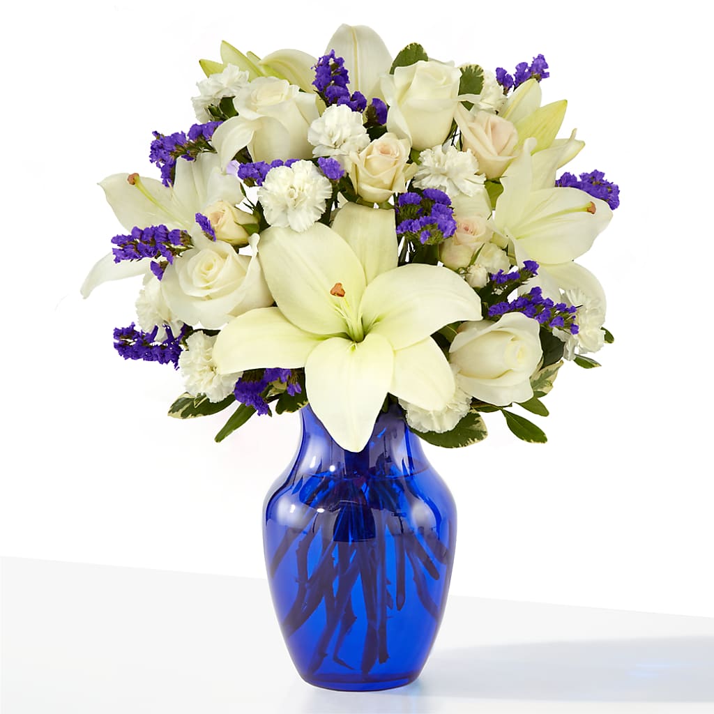 Sapphire Rush Bouquet – Talia Flowers, Ottawa ON