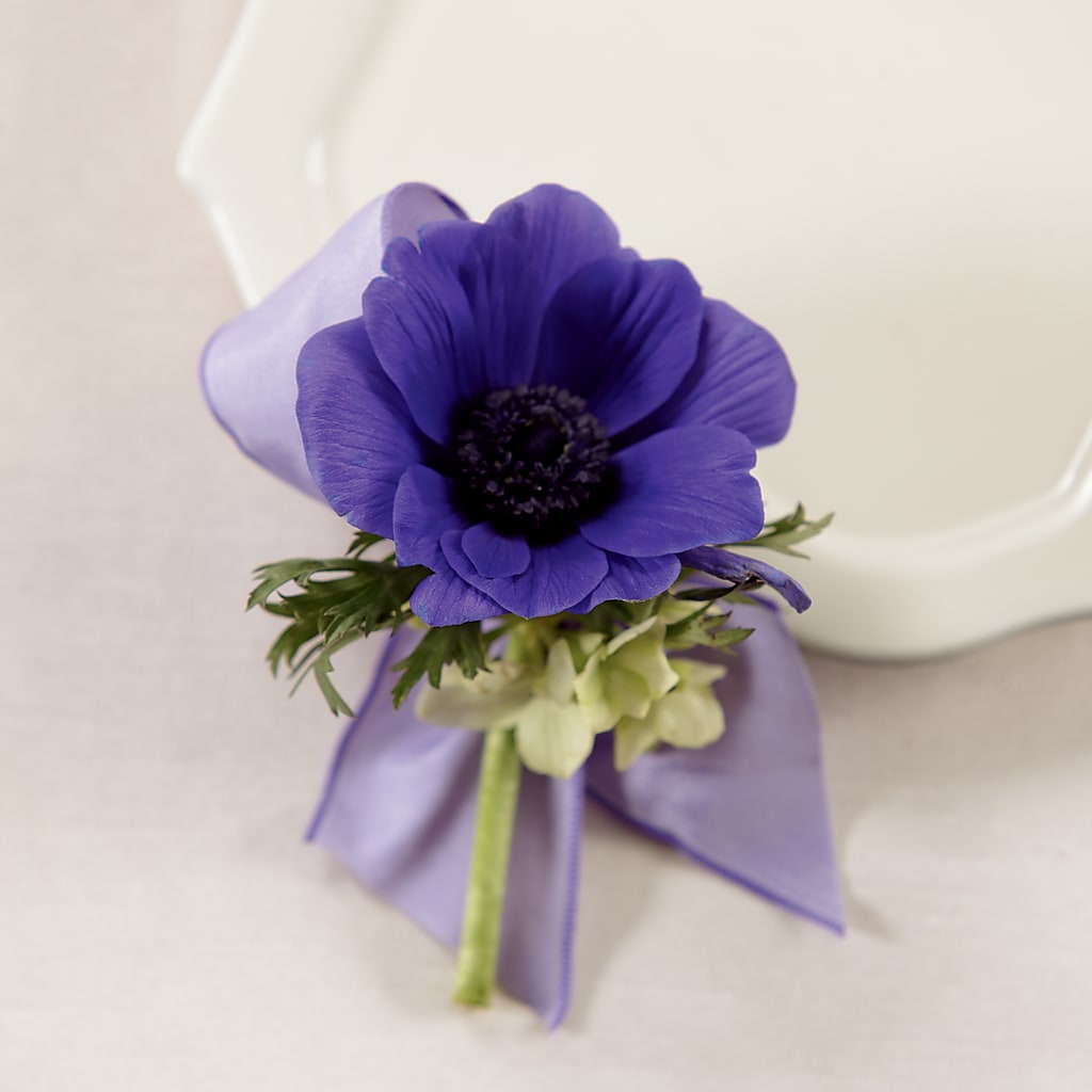 Purple Passion Boutonniere – Talia Flowers, Ottawa ON