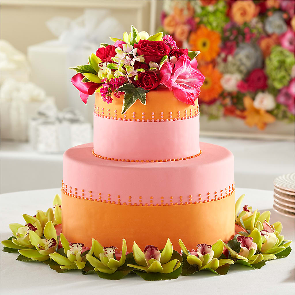 Sweet Citrus Cake Decor – Talia Flowers, Ottawa ON