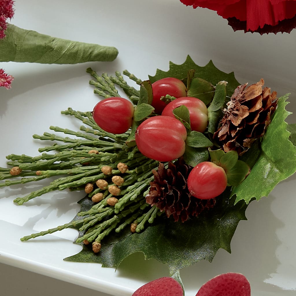 Red Berry Boutonniere – Talia Flowers, Ottawa ON