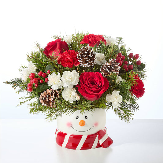 Jolly Snowman Bouquet –  Talia Flowers, Ottawa ON