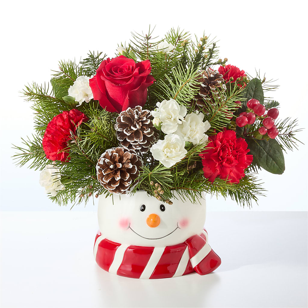 Jolly Snowman Bouquet –  Talia Flowers, Ottawa ON